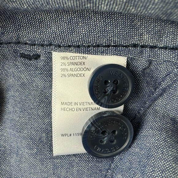 Weatherproof Vintage Mens 7" Floral Printed Stretch Shorts Navy Blue 42 - Picture 5 of 5